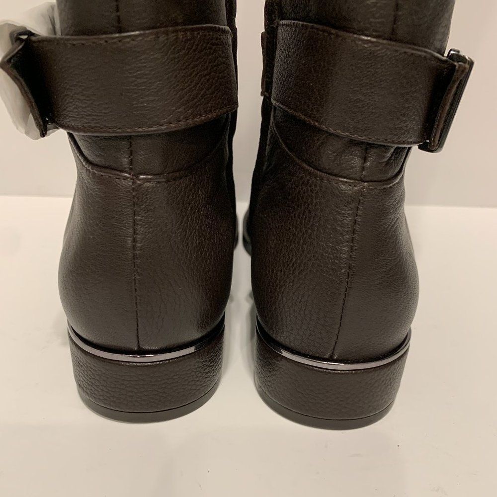 Kenneth Cole Braden Buckle Chocolate Boots - Picture 5 of 9